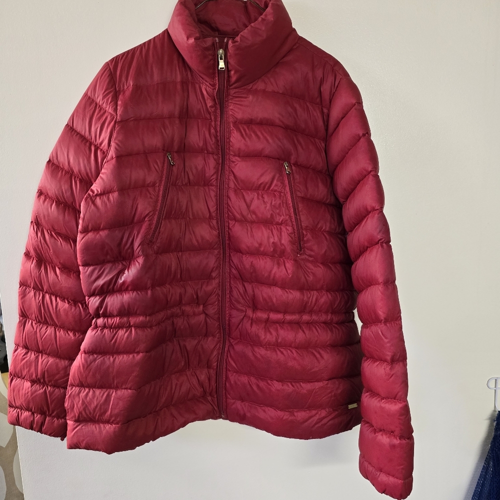 Women's XL Ralph Lauren Red Down Puffer Jacket
